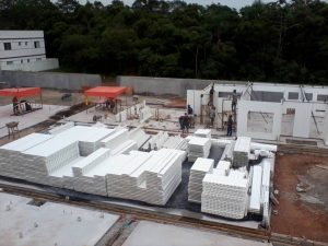 Montagem das Paredes