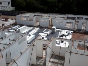 Montagem das Paredes – Travamento Provisório